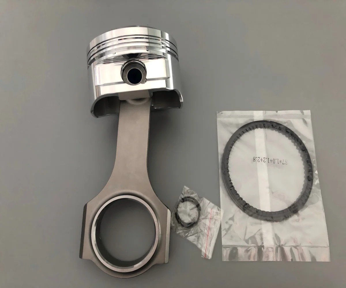 High-Power Output for  K24  K24A Engine Retrofit 4032 Forged Pistons and H Beam 4340 Forged Rods Set